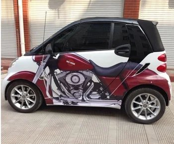 

Customizable Personality Motorcycle Design Car-Styling Body Car-Covers Vinyl Waterproof Sticker Car Accessories