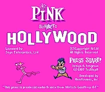 Розовый идет в Голливуд 16 бит MD игровая карта для 16 бит Sega megadrive Genesis игровая консоль