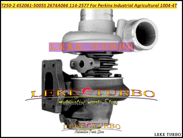 T250-2 452061-5005S 452061-0005 2674A066 114-2577 Turbo Turbine Turbocharger For Perkins Industrial Agricultural 1004-4T Engine
