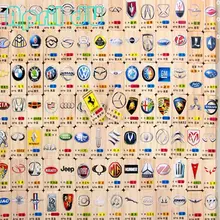 1 Набор = 100 шт, April Du Learn китайский мандарин деревянный домино блоки логотип автомобиля экологически чистые односторонние наборы