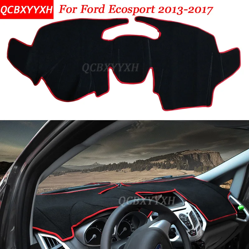 

Car Styling Dashboard Avoid Light Pad Polyester For Ford Ecosport 2013-2017 Instrument Platform Desk Cover Protective Mats