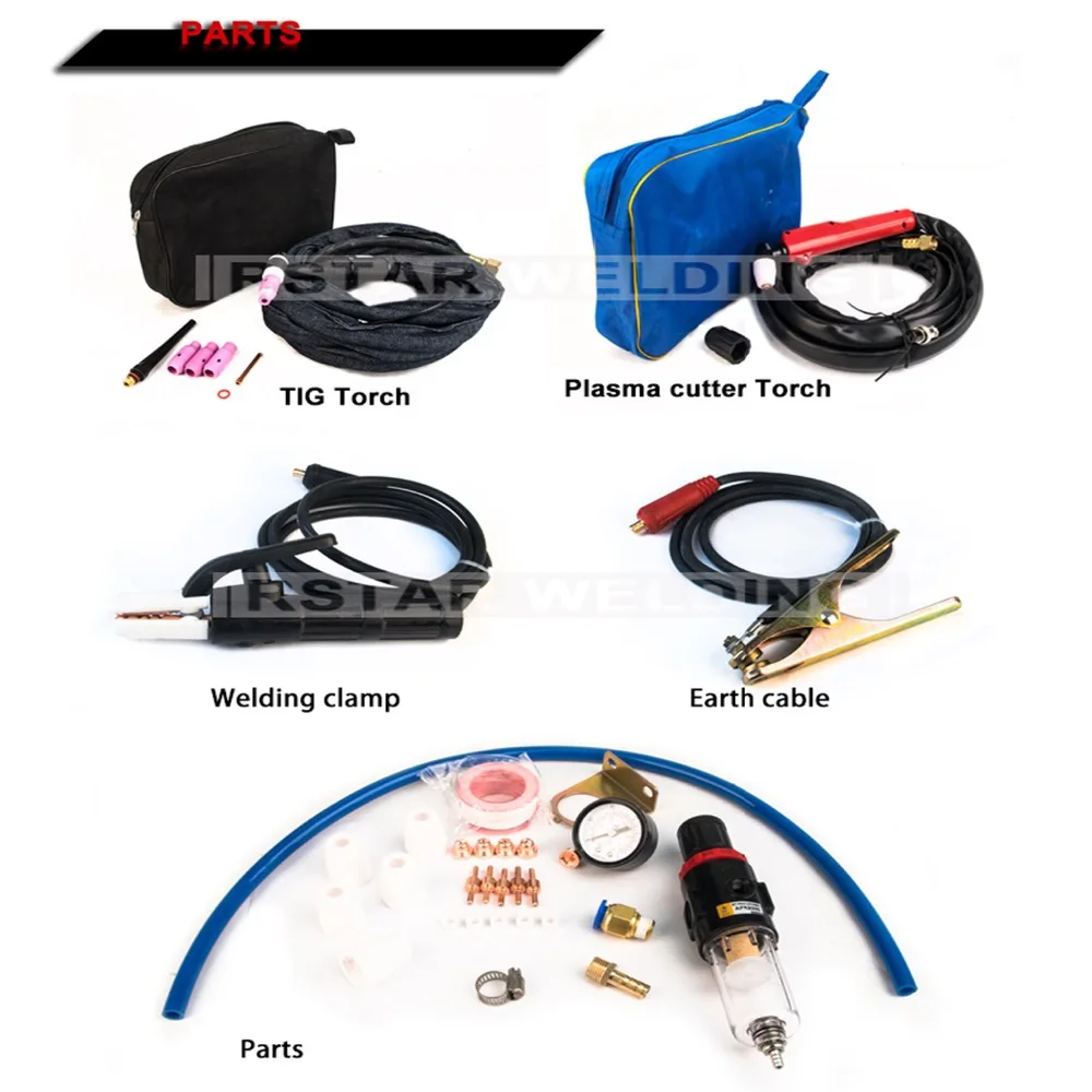 Rstar BC200 плазменный резак палка TIG сварочный аппарат 3 в 1 комбинированный сварочный аппарат, 50Amp плазменный резак, 200AMP TIG/сварочный аппарат