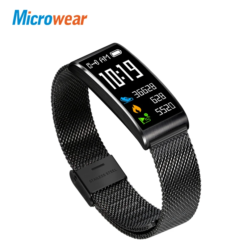 

Microwear X3 IP68 Waterproof smart fitness bracelet pedometer blood pressure smart wristband Android iOS fitness tracker