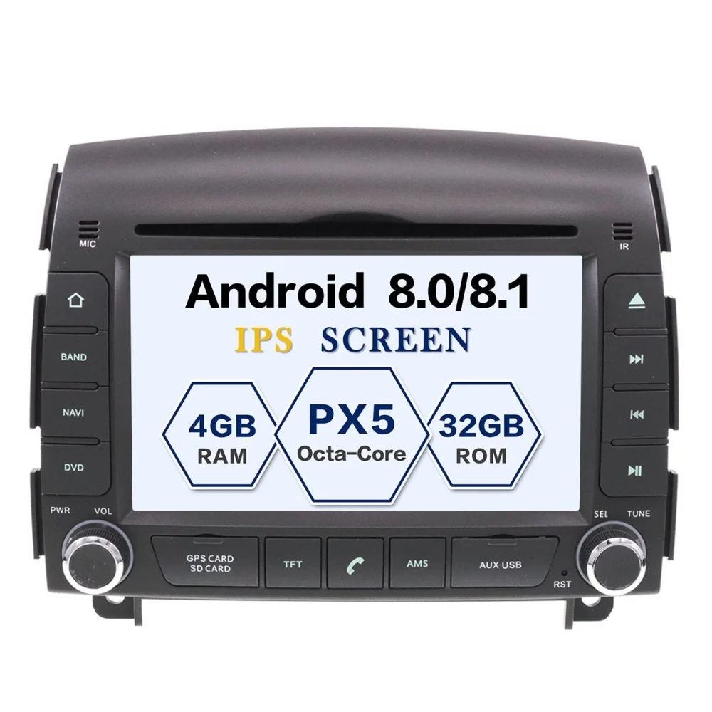 Sale Android 9.0 Car DVD Player GPS Navigation Auto Radio Stereo for HYUNDAI SONATA NF YU XIANG 2004-2008 HeadUnit IPS 8 Core 4+32GB 4