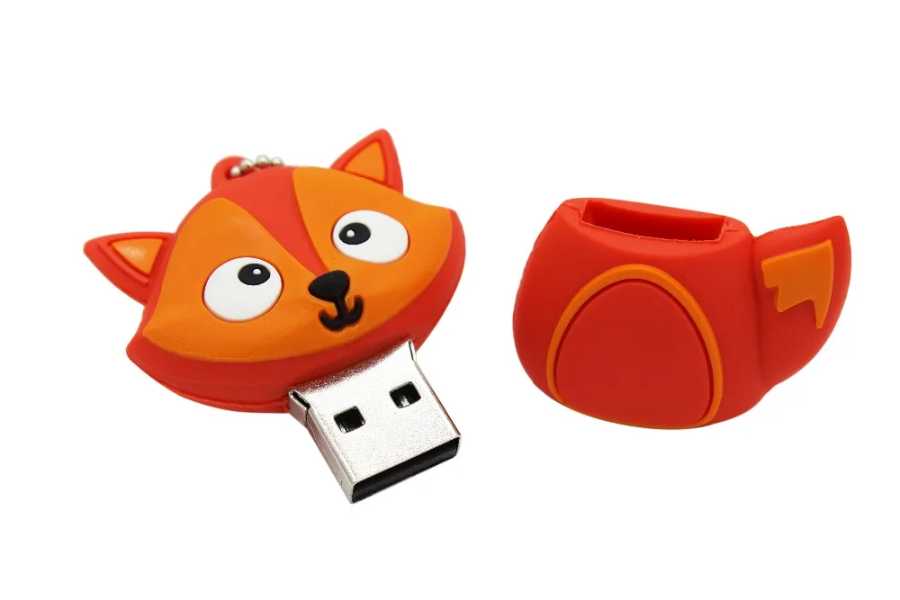 BiNFUL 64GB Милый мультяшный Пингвин сова лиса стиль usb флеш-накопитель usb 2,0 4GB 8GB 16GB 32GB универсальная флешка, подарок