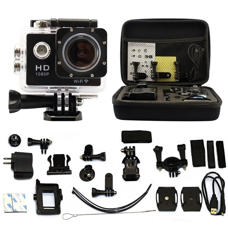 Mini Sport Action Camera SJ WIFI W8 Camcorder 1080P full HD Camera
