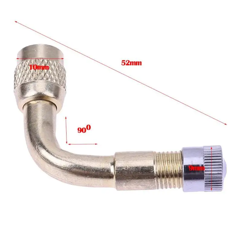 VODOOL 45 °/90 °/135 градусов угол автомобиля мотоцикла клапана автошины воздуха Schrader(Шрадер) расширение стержня клапана адаптер Авто Мото шина инфляция Запчасти