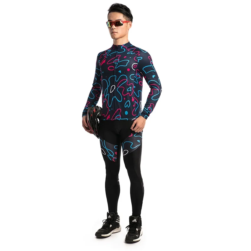 Зима велосипедная форма термальность флис MTB Roupa Ciclismo Hombre Трикотаж мужские велосипед Фитнес Спортивная DT08 XS-3XL
