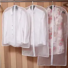 Прозрачные сумки с молнией для хранения одежды, пальто, пылезащитный чехол