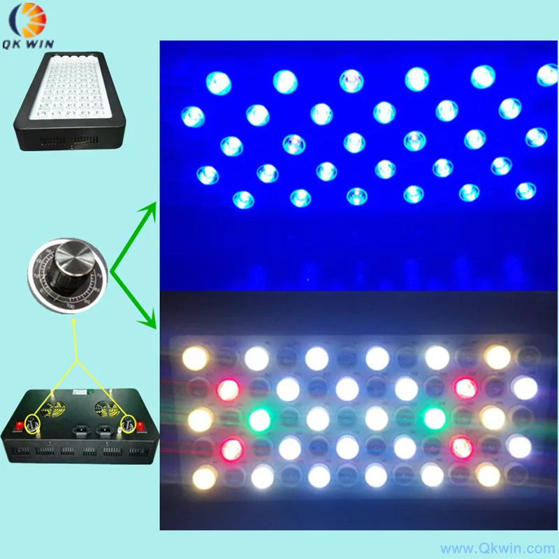 Затемнения 180 Вт привело аквариума освещение коралловых рифов 60X3 Вт аквариум Системы для aquarim бак коралловых рифов дропшиппинг
