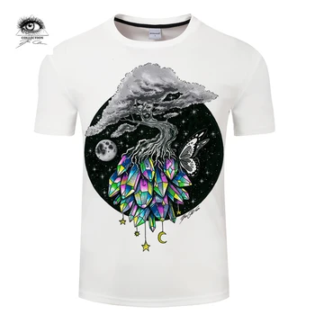 

Crystal tree By Pixie coldArt 3D Print T shirt Men Women Summer Casual Short Sleeve Boy Tops&Tees Tshirt Unisex DropShip ZOOTOP