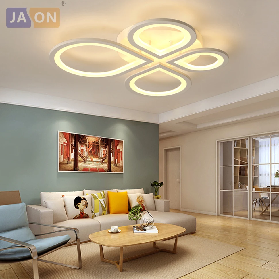 

LED Modern Iron Acryl 4 Leaves LED Lamp.LED Light.Ceiling Lights.LED Ceiling Light. Ceiling Lamp For Bedroom