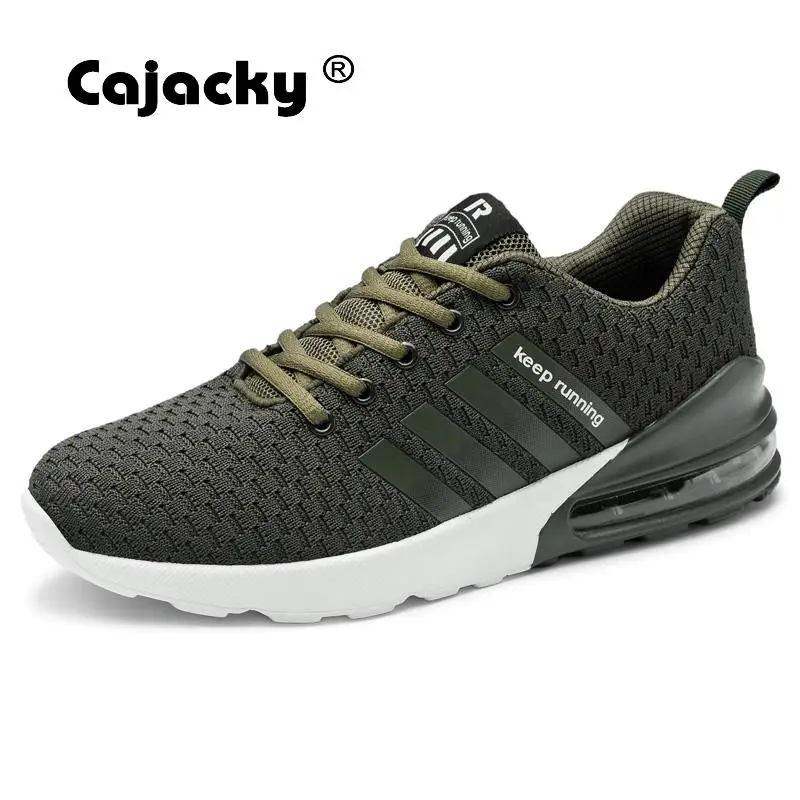 Cajacky Air Sole Кроссовки мужские большие размеры для взрослых мужские беговые кроссовки дышащие марафонские кроссовки Hombre Zapatillas Krasovki