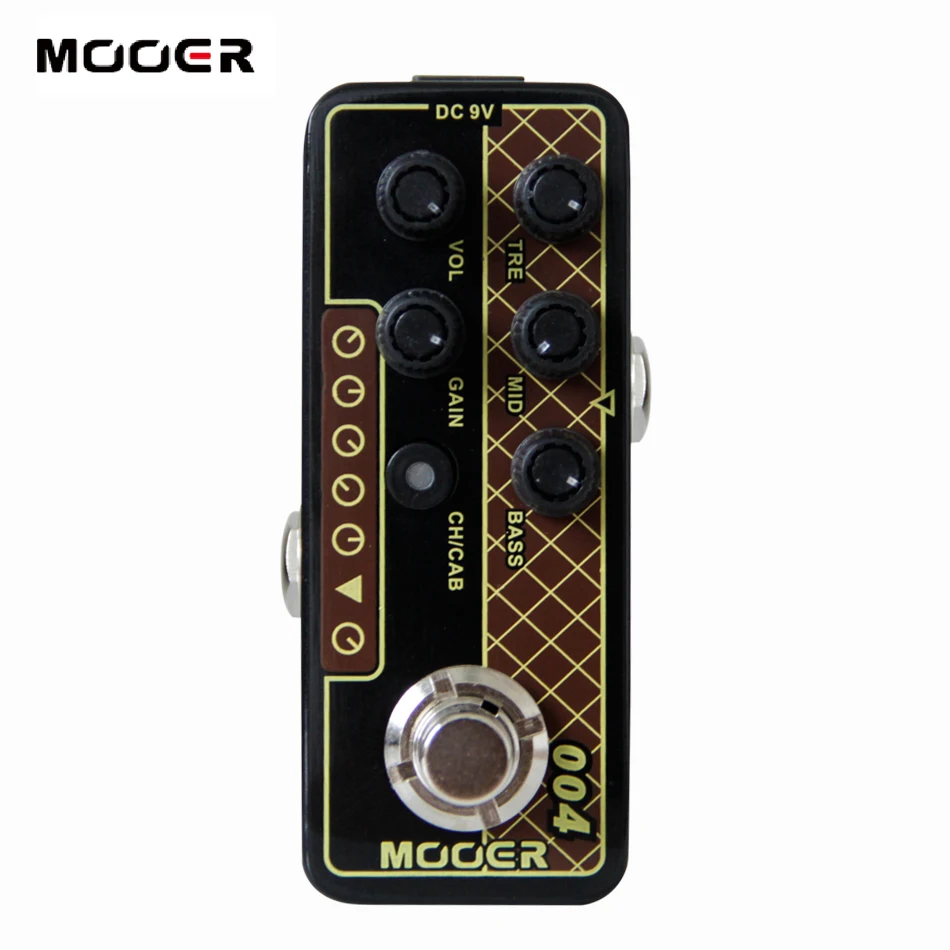 MOOER 004 дневной Tripper цифровой предусилитель педаль для электрогитары Высокое качество двухканальный