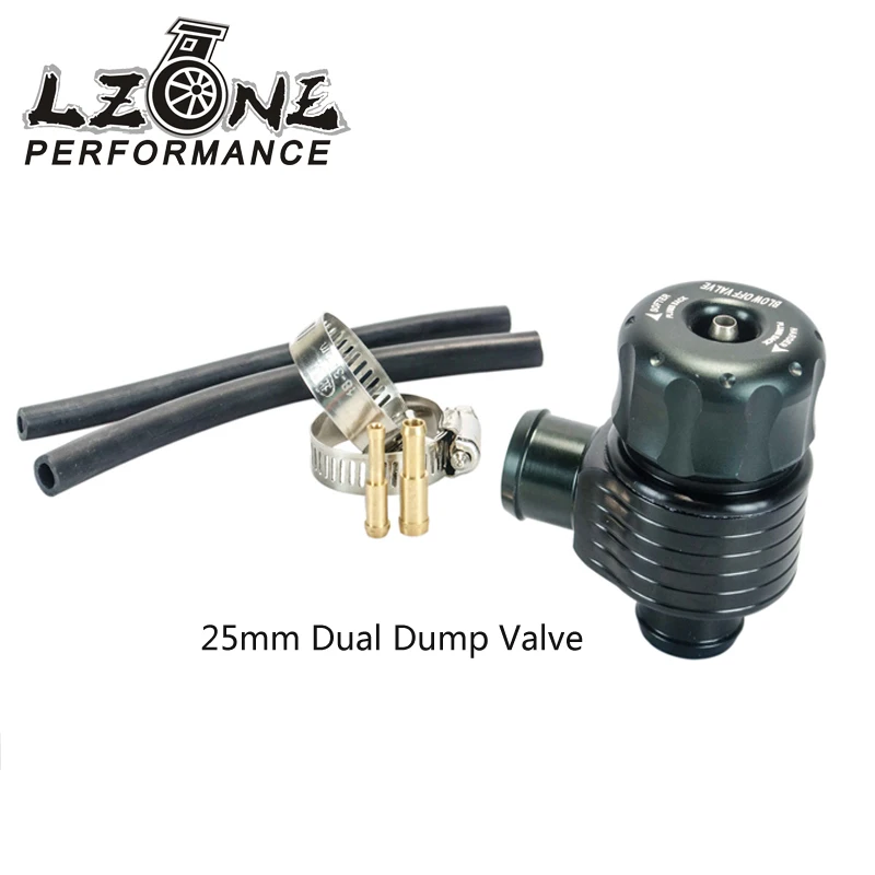 

LZONE - Turbo Diverter Dump Blow Off Valve Universal 1.8T 25mm Fitment aluminum Blow Off Valve Turbo Wastegate bov with Adpater