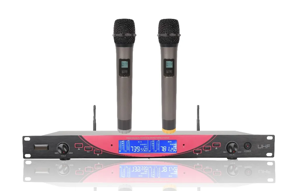 ERZHEN U4800 UHF 4 Handheld Wireless Microphone Dynamic Capsule Family