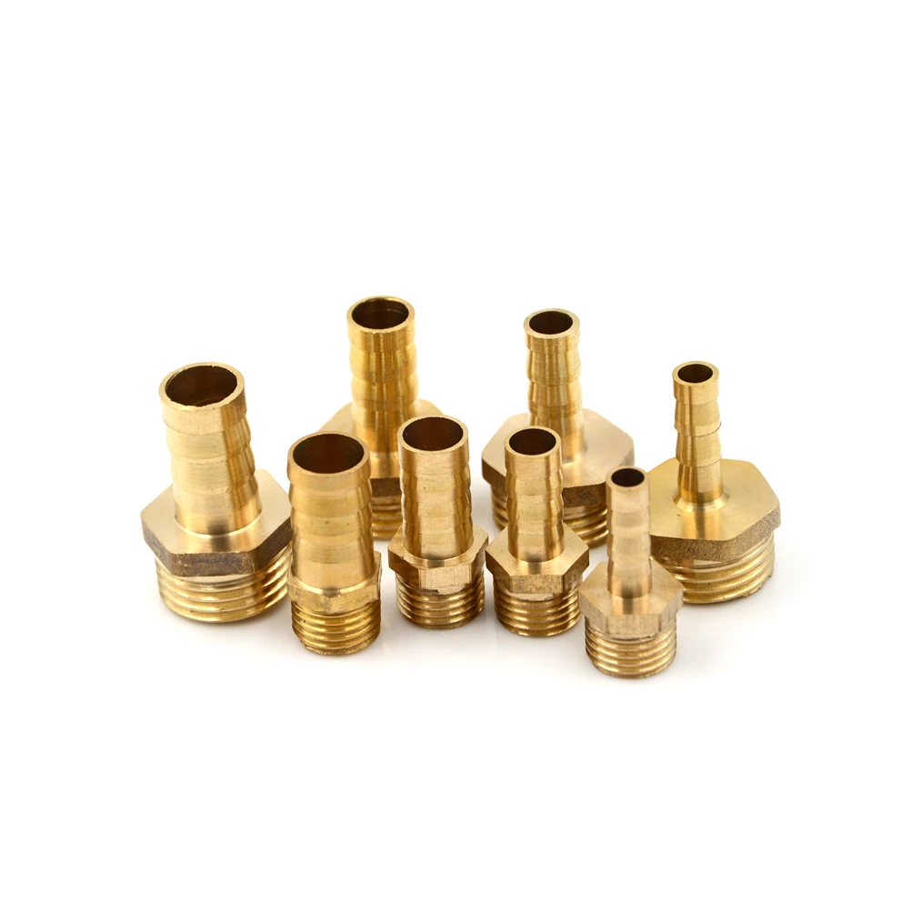 Stainless Steel BSP Male Thread Pipe Fitting x Barb Hose Tail Reducer