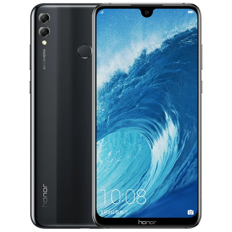 Najtaniej Honor 8X Max 7.12 big Screen aktualizacja OTA Smartphone podwójny aparat Android 8.1 octa core 4900mAh bateria id odcisku palca