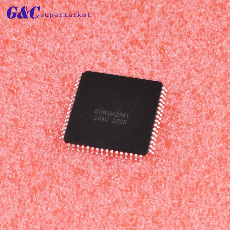 1PCS ATMEGA2561-16AU 64TQFP 8-bit Microcontroller with 64K/128K/256K Bytes In-System Programmable Flash