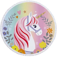 Summer Boutique Round Beach Towel Unicorn Bohemian Mandala Beach Tapestry Hippie Sunshine Throw Towel Blanket Summer Boutique Round Beach Towel Unicorn Bohemian Mandala Beach Tapestry Hippie Sunshine Throw Towel Blanket