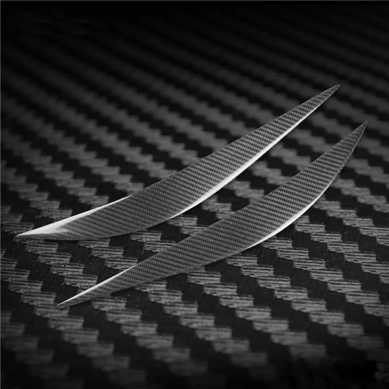 

Carbon Fiber Headlight Cover Eyebrows Eyelid Trim Sticker For BMW M3 M4 F80 F82 F83