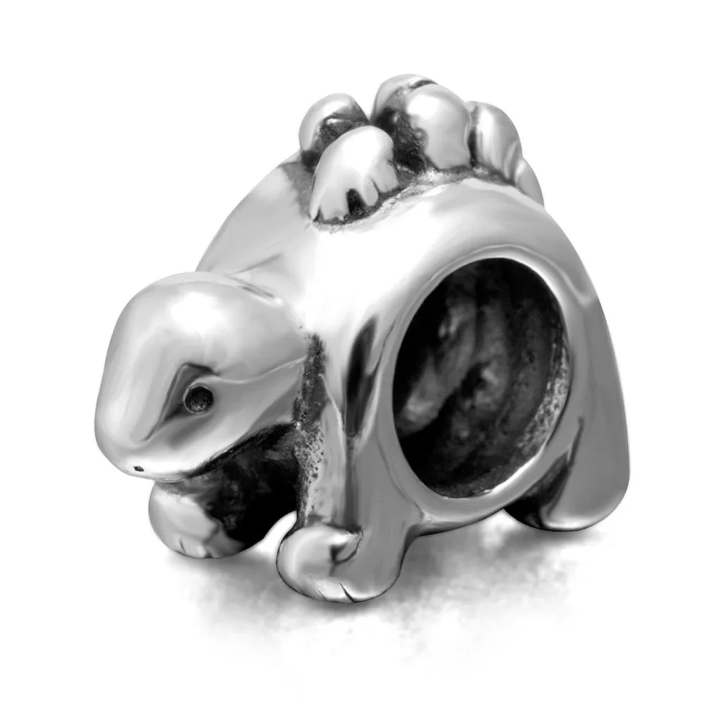 

Authentic 925 Sterling Silver Adorable Dinosaur Charms Beads fit European Style Bracelets Jewelry