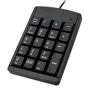 

ETCS-Hot Sale Mini Black USB Numeric Keyboard Keypad for Laptop PC Computer