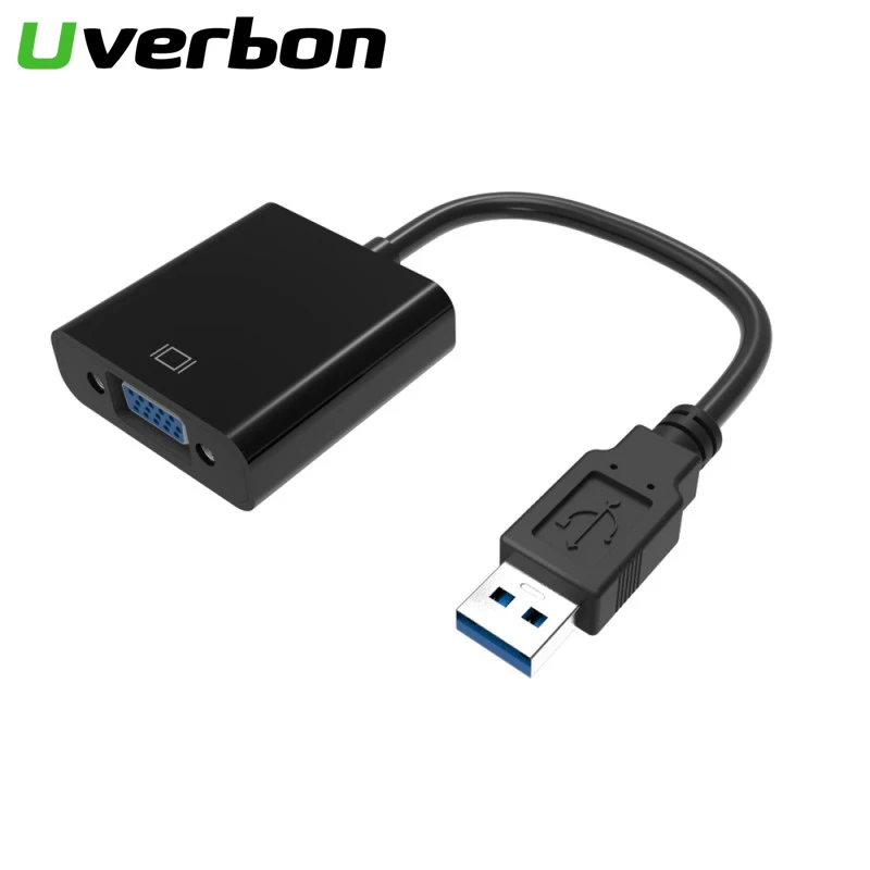 

USB 3.0 to VGA Multi-display Adapter Converter External Video Graphic Card for Win XP/7/8 laptop DVD player tablets VGA Cable