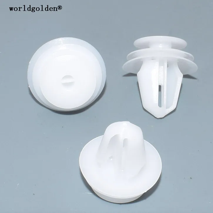 worldgolden 100pcs plastic fasteners Front Door Trunk Trim Panel