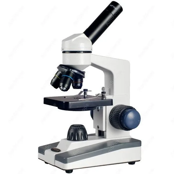 

Biological Science Student Microscope--AmScope Supplies 800X Biological Science Student Microscope + Prepared & Blank Slides