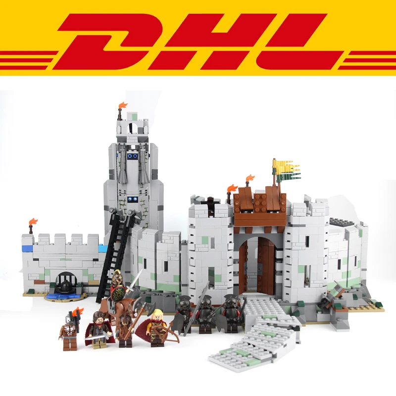 

2019 New City 1368Pcs The Lord of the Rings The Battle Of Helm's Deep Model Building Kit Blocks Bricks Toy Gift 9474