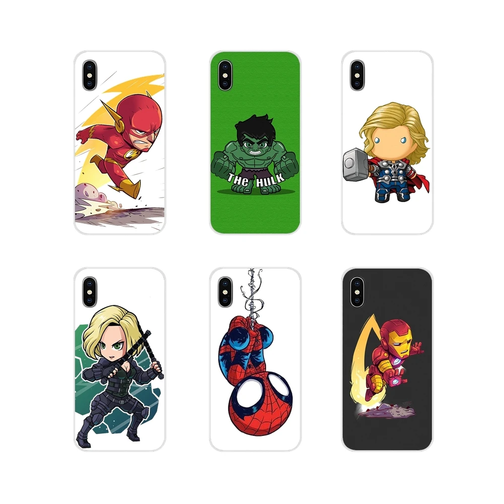 Прозрачный чехол из ТПУ для Xiaomi Redmi Note 6A MI8 Pro S2 A2 Lite Se MIx 1 Max 2 3 Oneplus 6T Marvel The Avengers Hero |