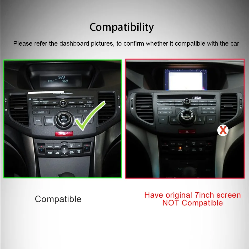 Cheap Android 8.1 ROM32GB Quad core for Acura Tsx 2009-2014 Car radio GPS Navigation Player Radio Multimedia HD 1
