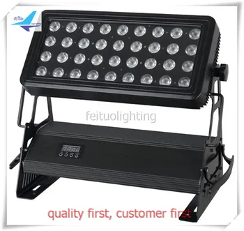 

6 x lot High power DMX outdoor wall mounted led light 36x10W RGBW 4in 1 led Wall Washer/led city color light