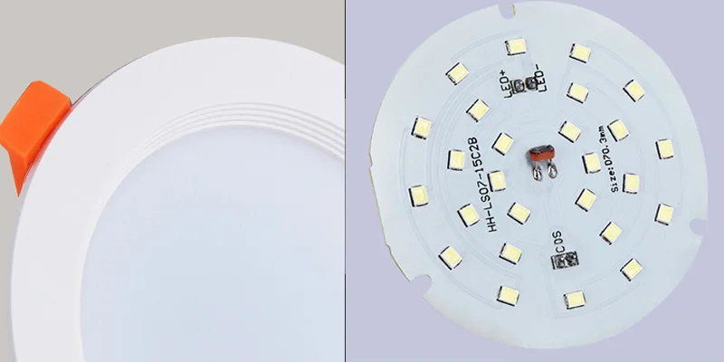 Chiclits Radar Sensor LED Downlight 5W 7W 220V Recessed Ceiling Spotlight Lamp Energy Saving Lights for Home Kitchen Round Shape (3)