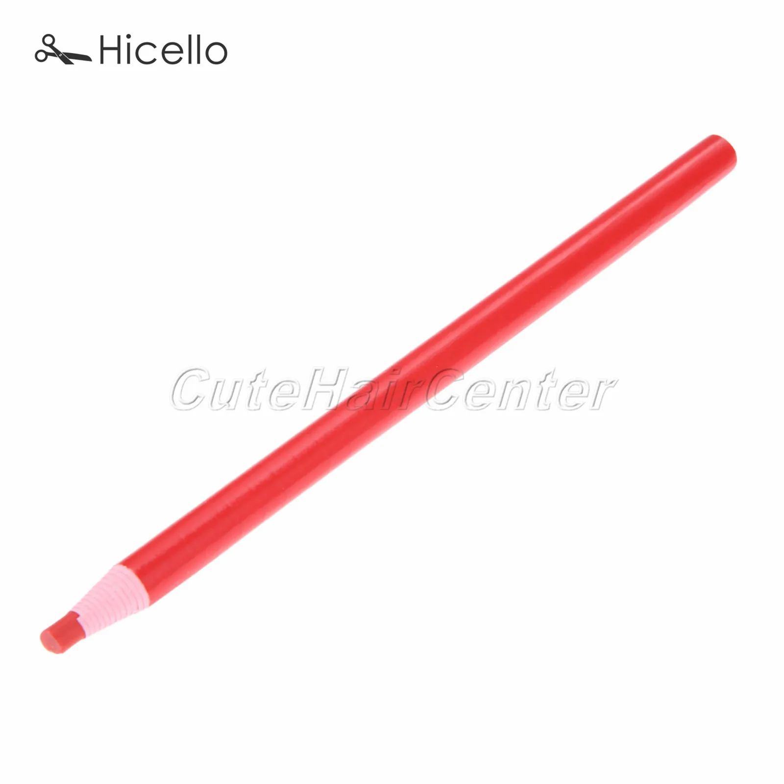 1 шт./6 шт. маркировочные карандаши восковая ручка стежка маркер растворимый крест стираемая одежда кожа белый черный красный желтый синий зеленый Hicello - Цвет: Red