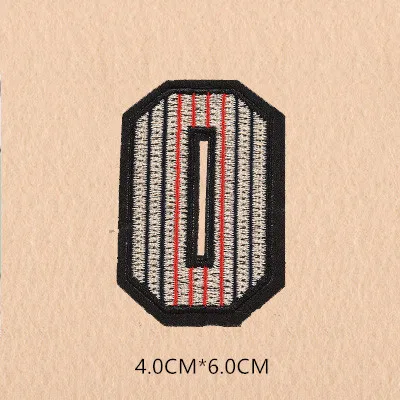 1 шт. 0-9 Количество смешанный патч для одежды Утюг на вышитой аппликацией милый патч Эмблема на ткани одежды DIY аксессуары для одежды - Цвет: 53A