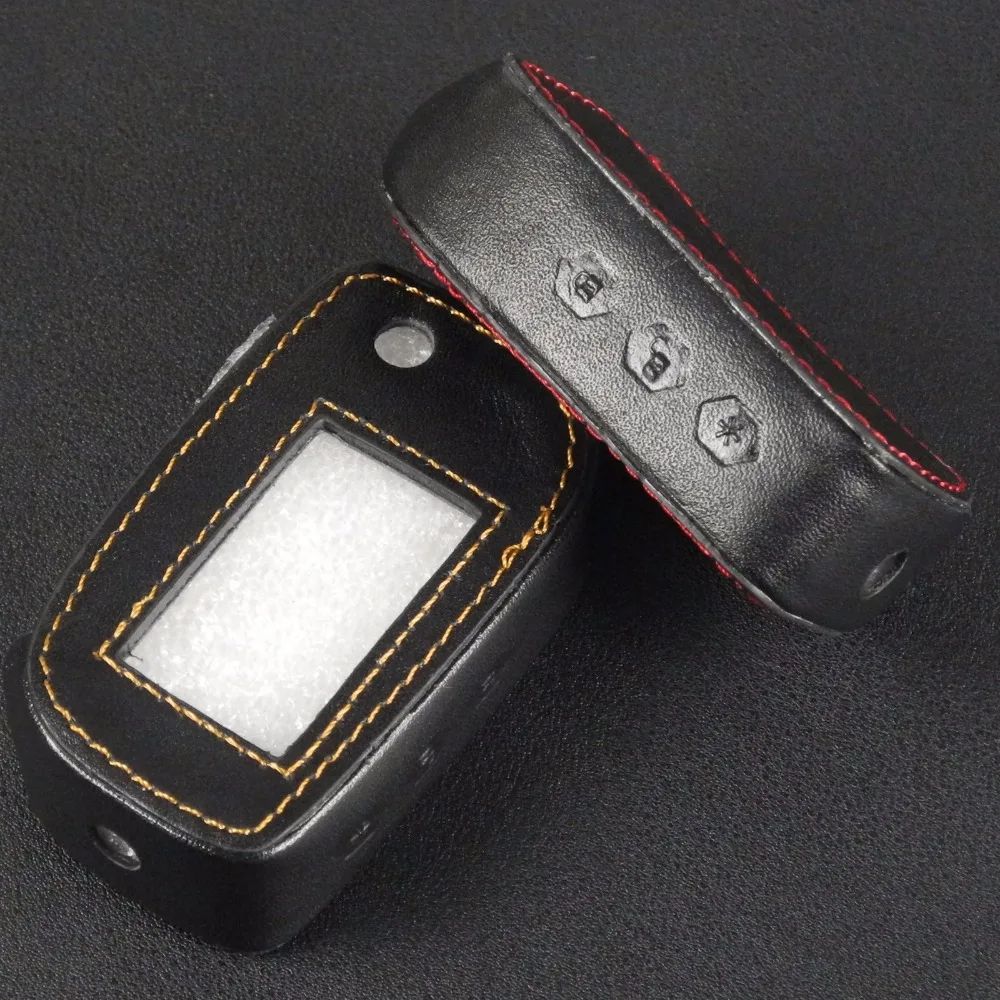 Кожаный чехол jingyuqin для Starline A91 A61 B9 B6 Uncut Blade Fob Складной автомобильный флип ключ с