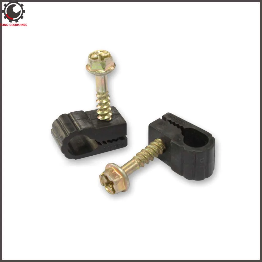 

Grip-Clip Single Coaxial Cable Mounting Fastener Clips Circle Cable Clip Wire Wall holder wire clips Flexible Cable Clips