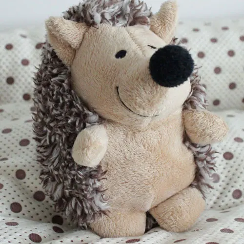Colorful Short plush toy hedgehogs pet supplies vocalization pet toyin