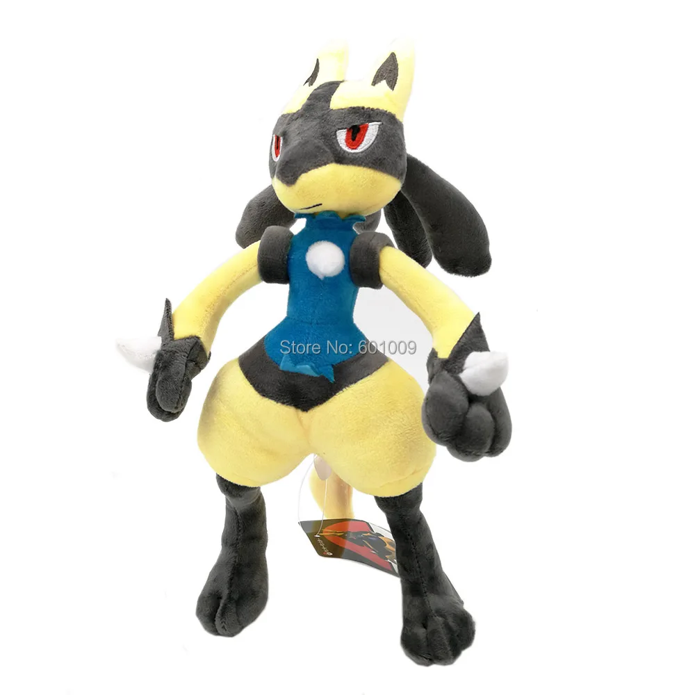 EMS 100/лот блестящие Lucario 28-30 см плюшевые куклы мягкие лучшие подарки