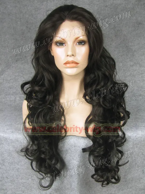 

N5-4 long wavy new style top quality synthetic lace front wigs
