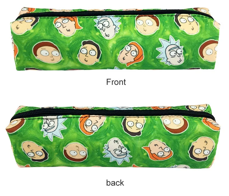 

Hot New Rick and Morty Purse Lovely Cartoon Rick and Moti Stationery Pen Pencil Bag for Students Canvas Long Wallet