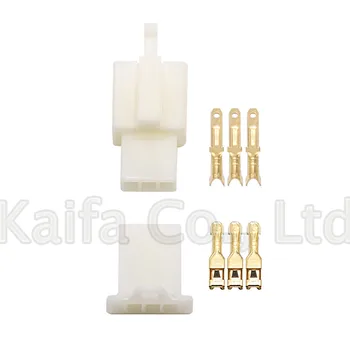 

10 pcs 3P 2.8mm terminal Automotive Connector auto car terminals