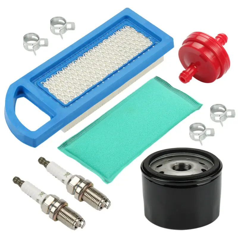 

Attachment Air Filter kit Oil Filter For Briggs & Stratton 4211 5077h 697014 284H07 31E707 Spare Clamps