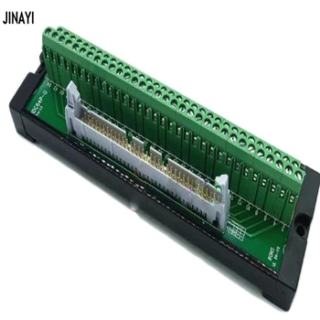 

IDC64 IDC64P IDC 64 Pin Male Terminal Block Breakout PLC Relay Terminals DIN Rail Mounting Adapter Connector