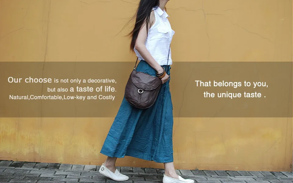 Vendange модная женская сумка ручной работы кожаная сумка ретро простая сумка на плечо сумка-мессенджер 2610