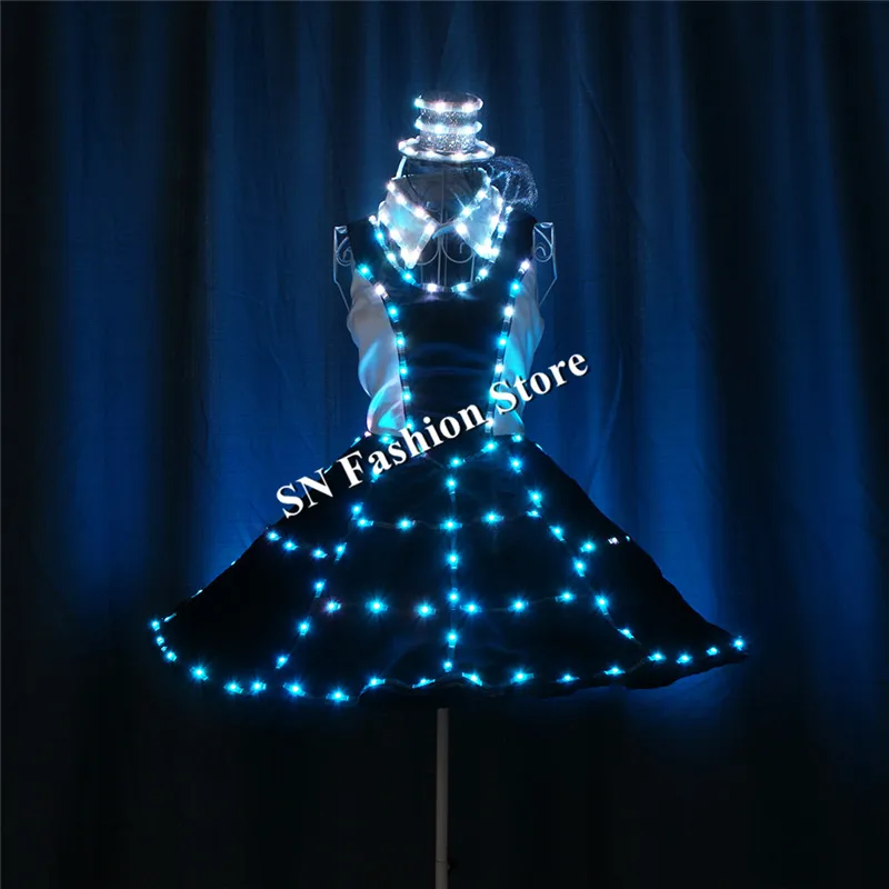 TC 181 Programmable luminous led light dance clothes ballroom led