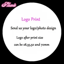 100 шт наклейки с печатью логотипа, наклейки на заказ для магазина ручной работы, рекламная клейкая Круглая этикетка etiqueta