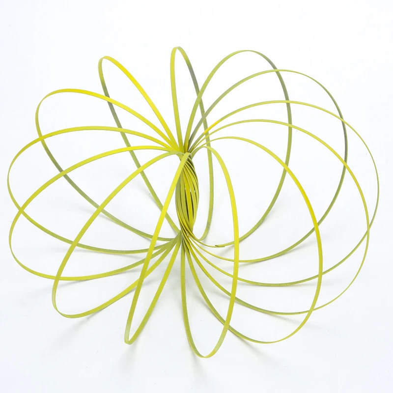 The Original Toroflux Torofluxus Flowtoys Flow Ring Toys Kinetic Spring Toy Holographic Moving Creates Ring Outdoor Toy